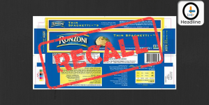 Over 600 Cartons of Ronzoni Thin Spaghetti Recalled