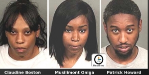 New York Trio Arrested for theft in Riverside, Orange, and LA Counties
